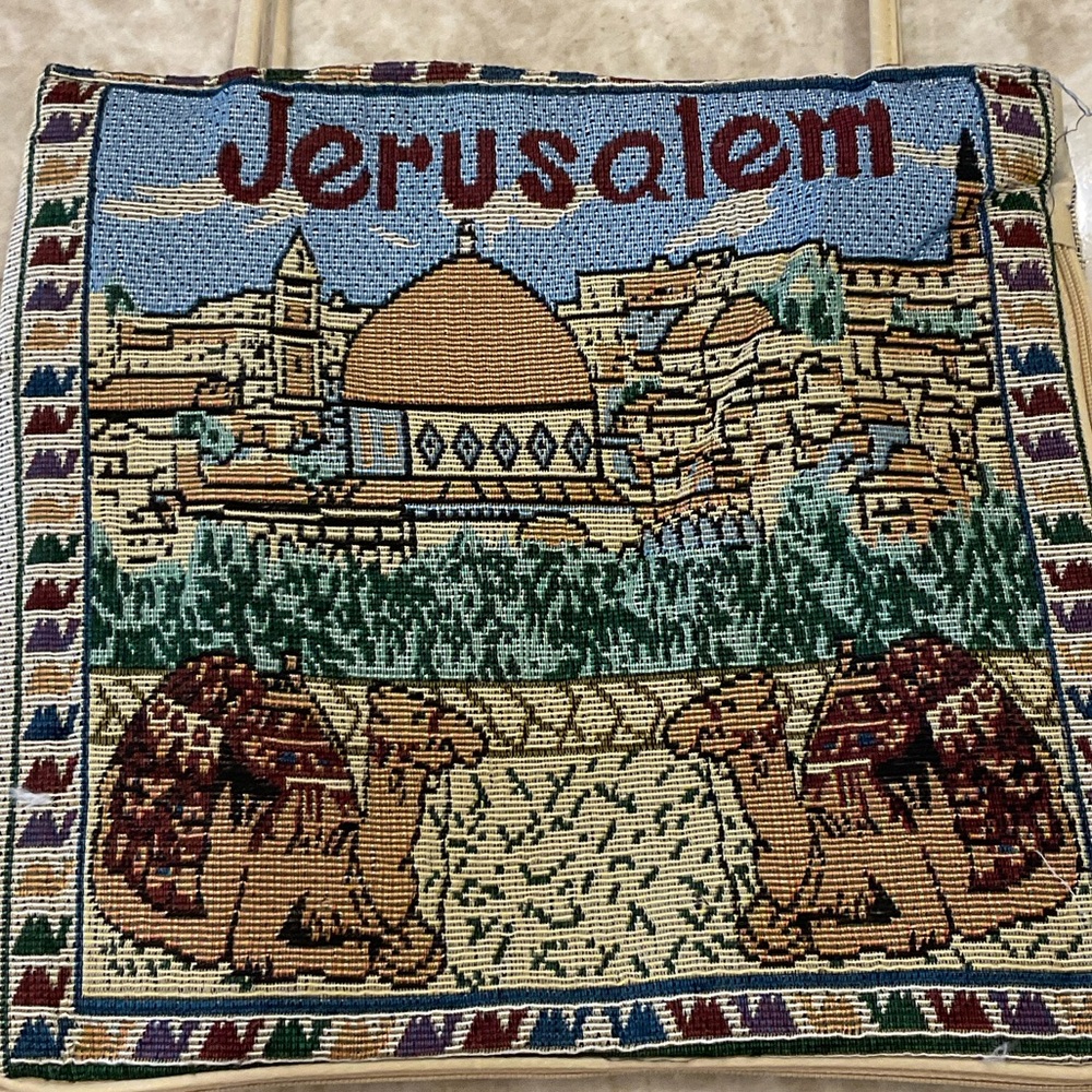 Jerusalem Tapestry bag with Camel Motif